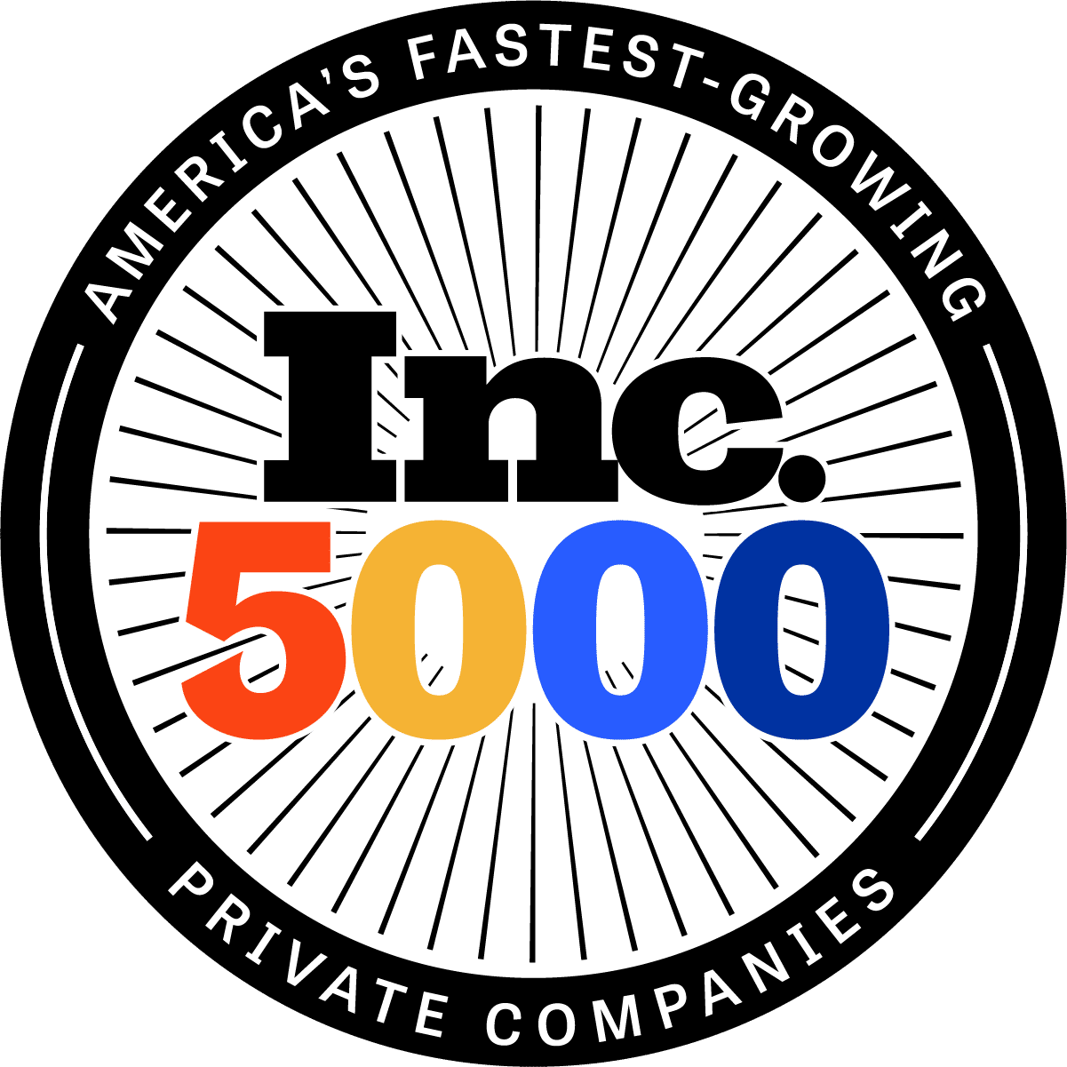 Inc. 5000 2024 Color Medallion Logo
