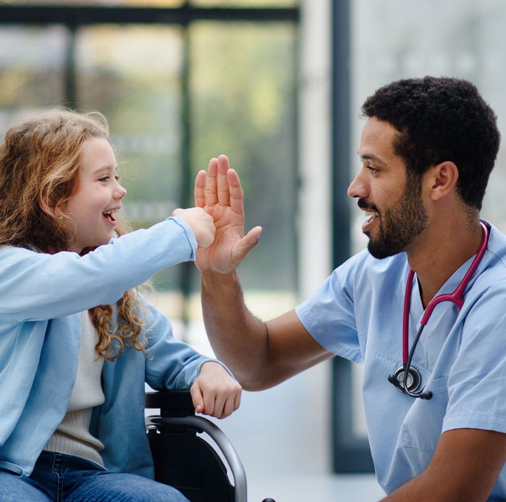 Male-nurse-and-child Male-nurse-and-child
